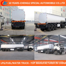 3 Axle Sino 50000L Mobile Fuel Tanker Trailer for Sale